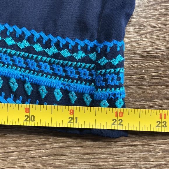 NWT Magnolia Grace Medium Navy Beaded Sleeveless Dress - Picture 9 of 12